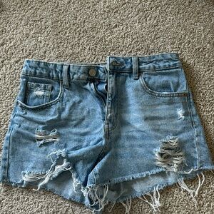 pacsun denim shorts